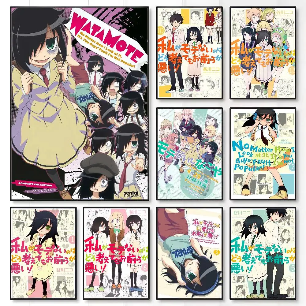 Anime Cosplay Wallpaper - أنيمي W-Watamote Kuroki Tomoko المشارك ملصق