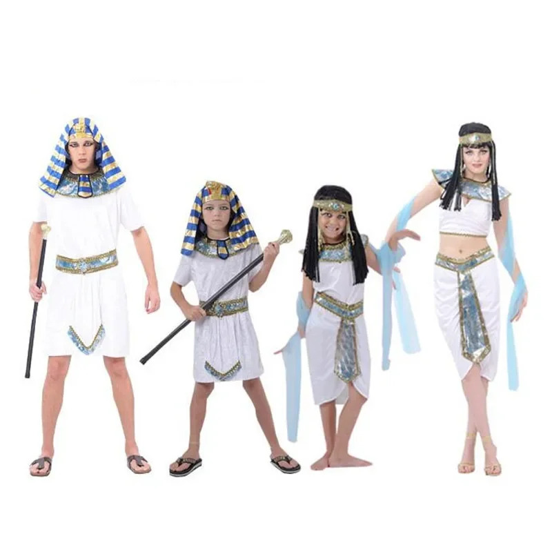 Egypt Cosplay Anime - الأطفال الأبيض المصري فرعون كليوباترا الكبار