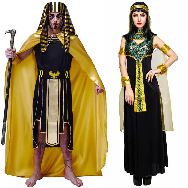 Egypt Cosplay Anime - أزياء الهالوين للرجال للملكة المصرية القديمة
