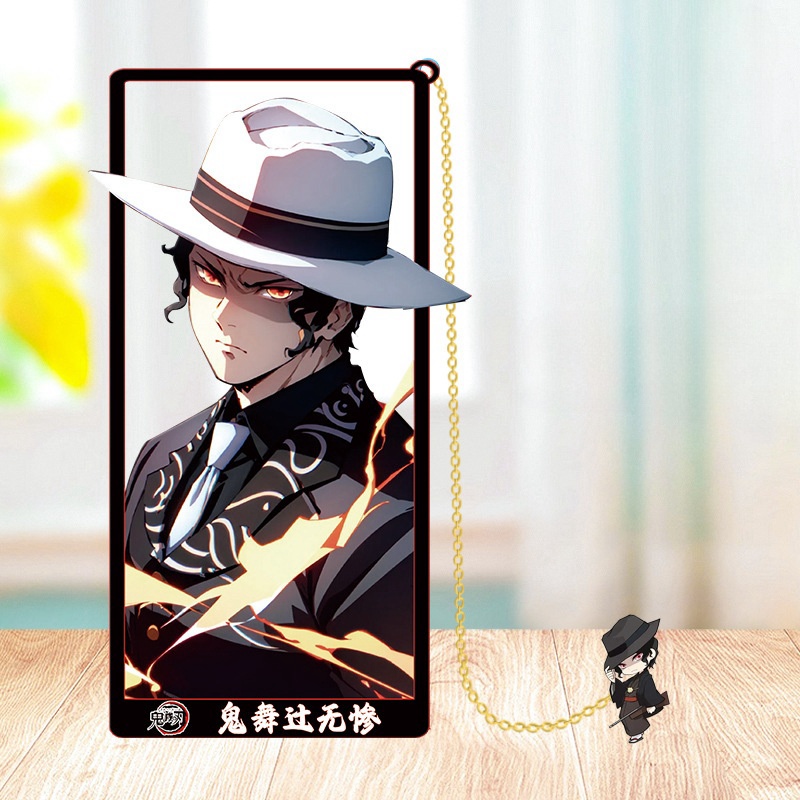 علامات كتب معدنية بتصميم أنمي  - مراجعة Cosplay Anime Zenitsu وسعره