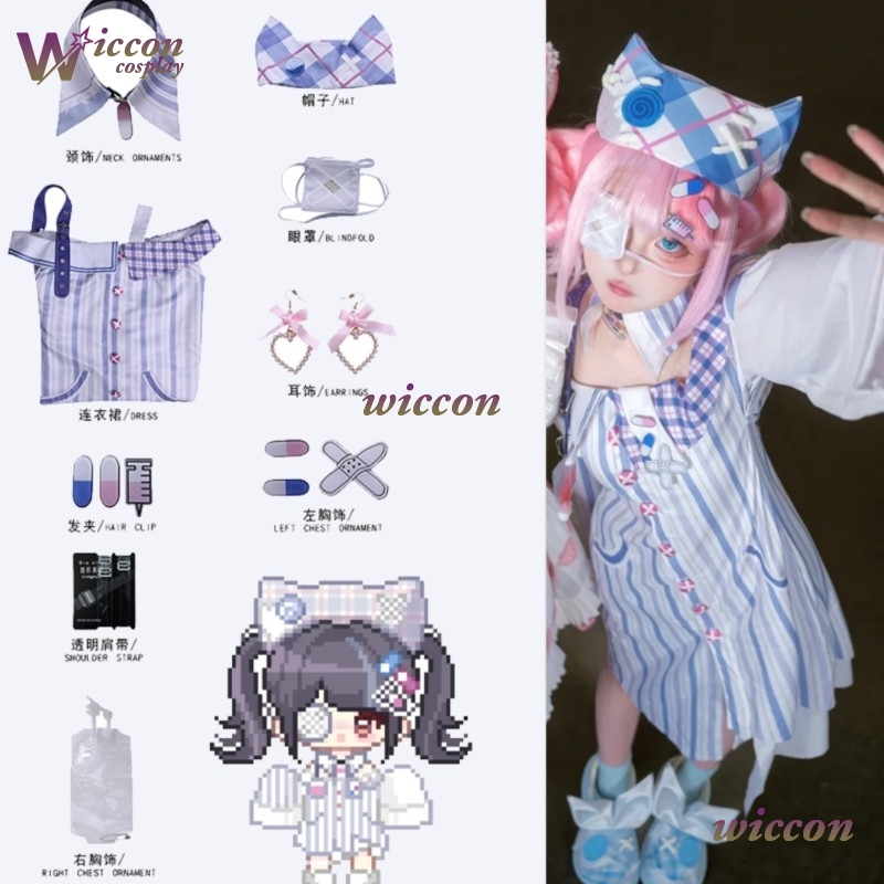 Ynot إنفينيتي نيكي تأثيري حلي  - مراجعة Anime Cosplay Ideas Girl وسعره