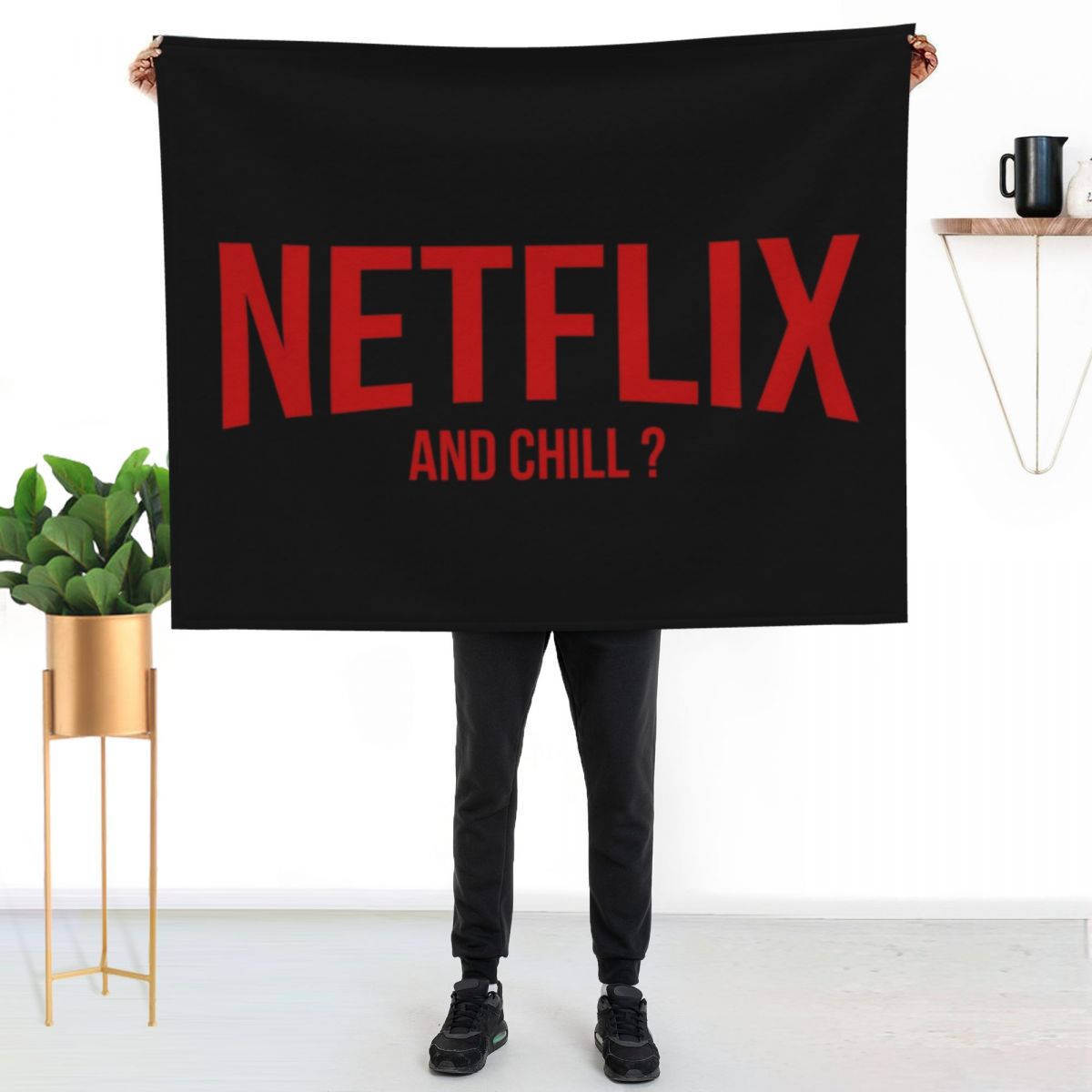 بطانية نتفليكس وتشيل، هدية مضح - مراجعة Anime Cosplay Netflix وسعره