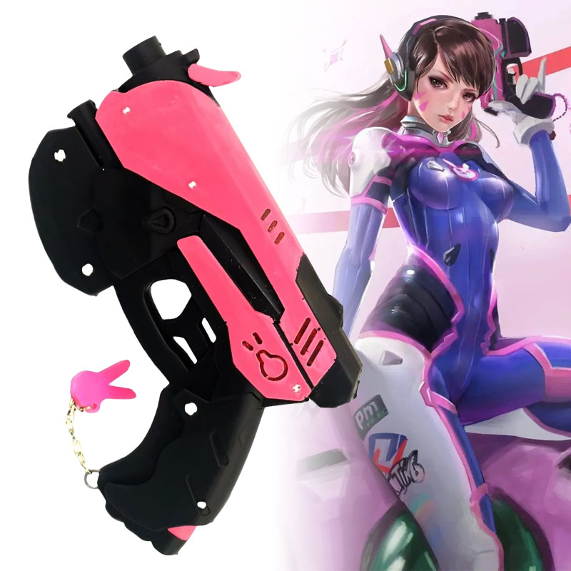حجم حقيقي D.Va مسدس بندقية سلا - مراجعة Anime Cosplay Real وسعره
