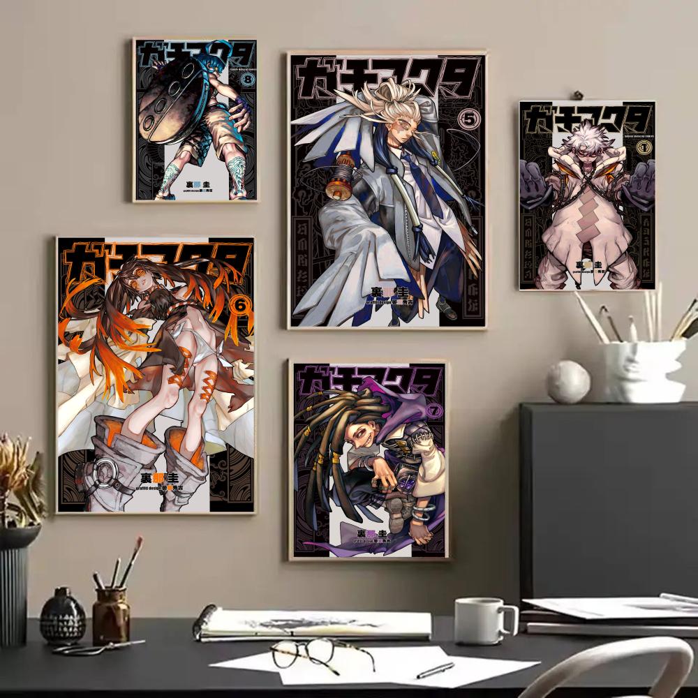 أنيمي G-GACHIAKUTA ملصق ملصقات - مراجعة Anime Cosplay Wallpaper وسعره