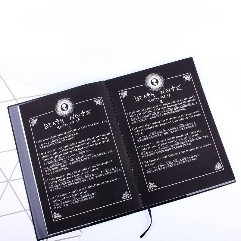 دفتر ملاحظات أنمي ديث نوت، مذك - مراجعة Death Note Replica وسعره