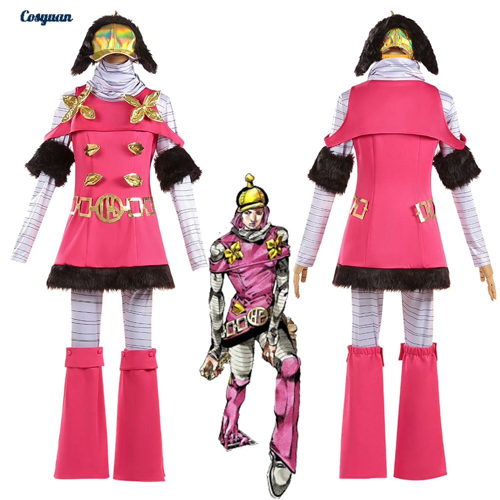 ملابس تنكرية لشخصية جوجو من أن - مراجعة Cosplay Anime Jojo وسعره