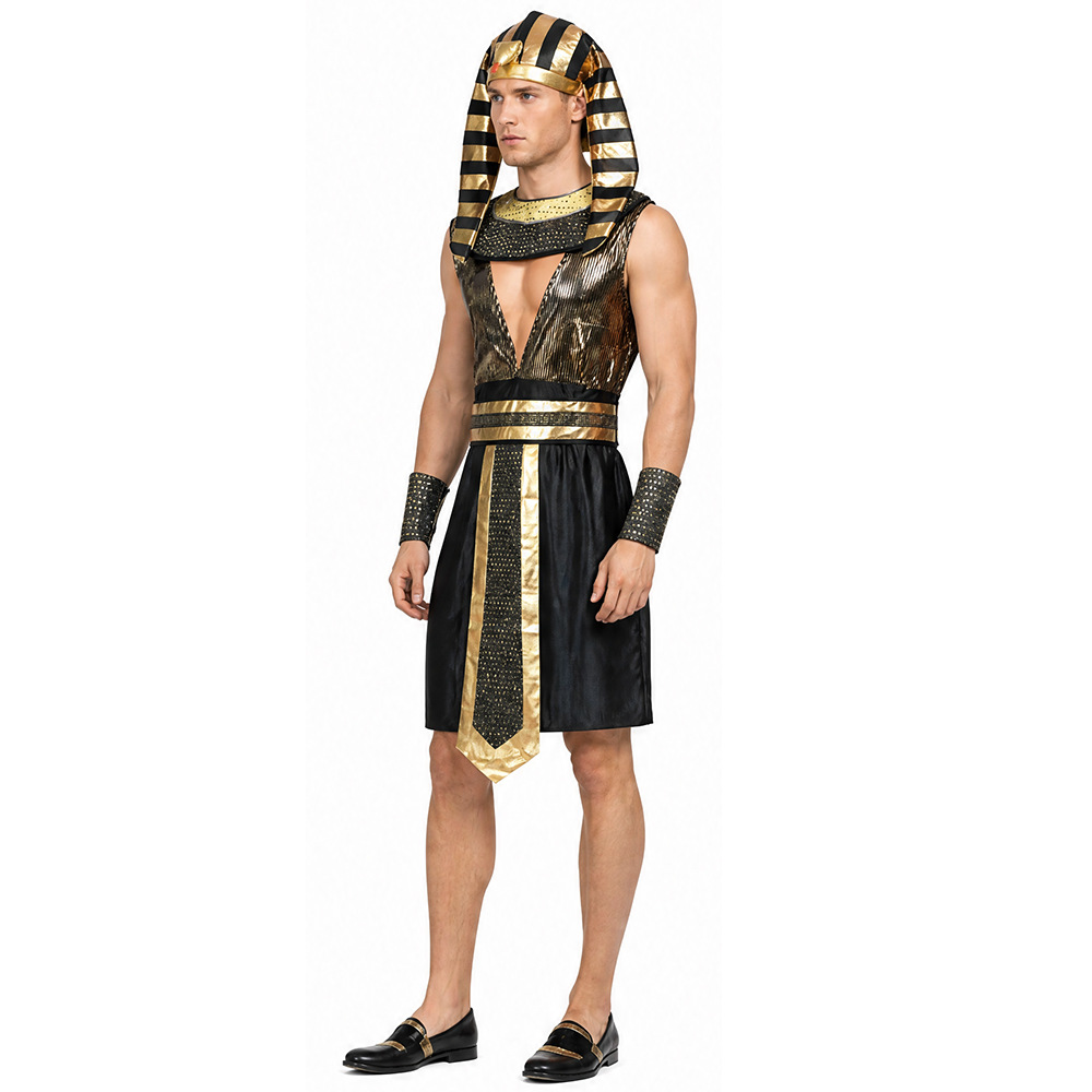 زي الفرعون المصري للرجال، ملاب - مراجعة Egypt Cosplay Anime وسعره