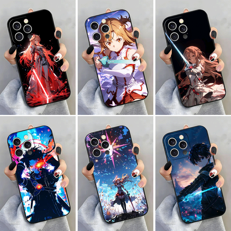 غطاء هاتف سيليكون ناعم لآيفون  - مراجعة Sword Art Online Cape وسعره